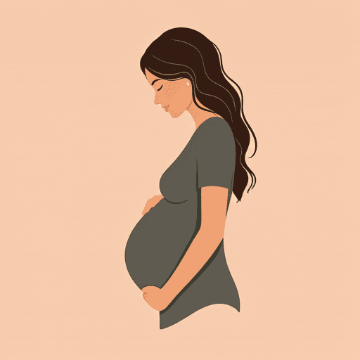 Pregnant Woman Illustration